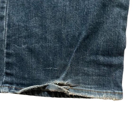 Indie Denim Embroidered Distressed Bootcut Jeans Women W29 Blue Western Countryg - Picture 9 of 16